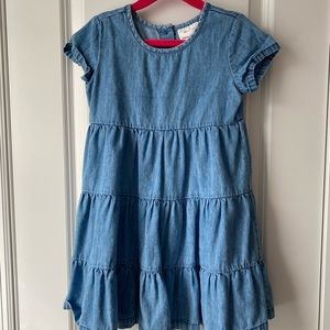 Hanna Andersson denim dress size 100 (4t)